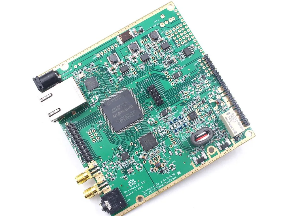 The bare Hermes-Lite 2.0 circuit board